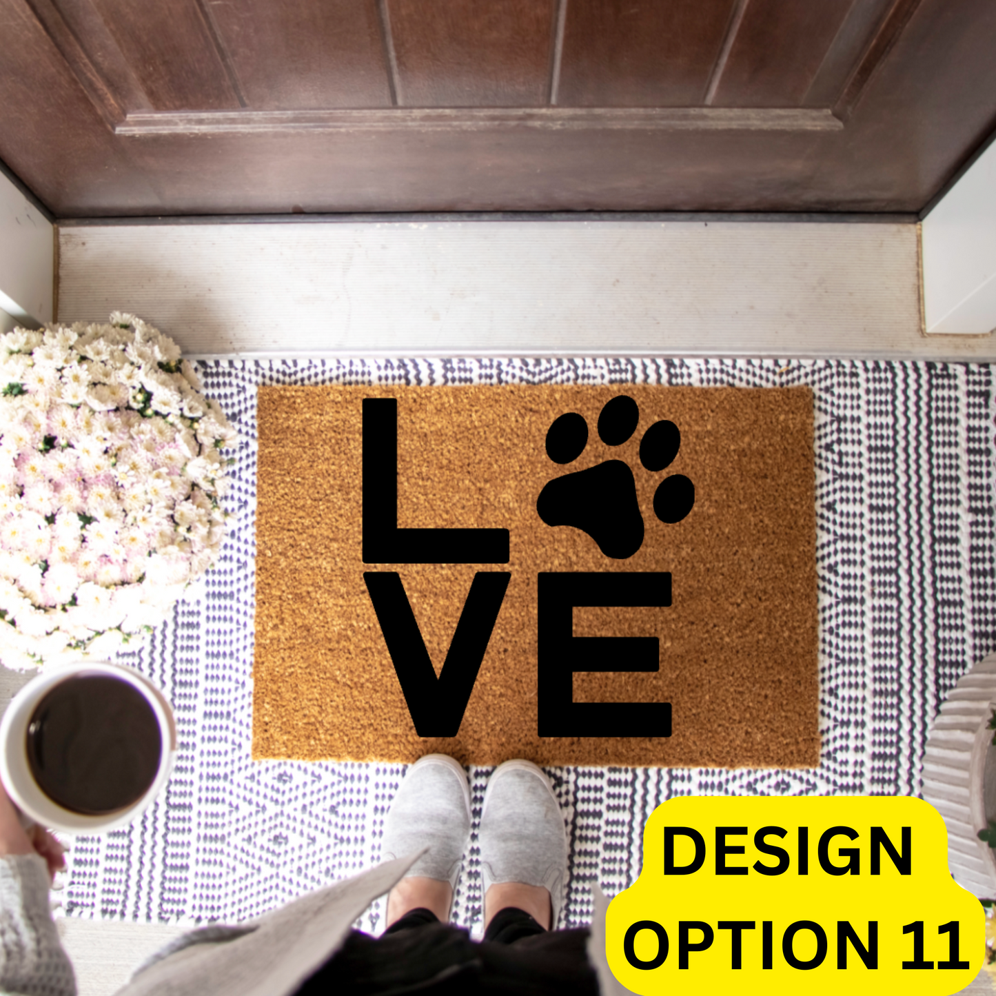 Spoiled Bitch Dog Boutique Doormat Painting