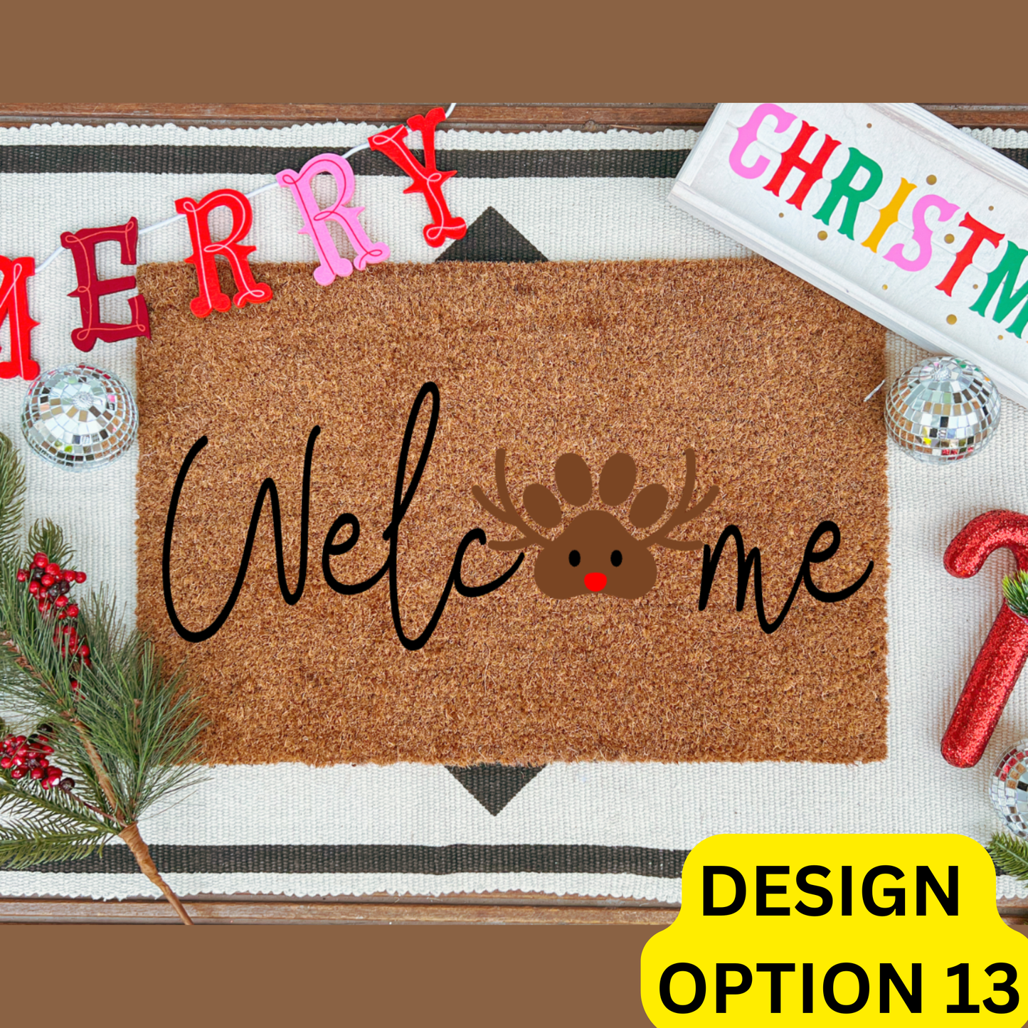 Spoiled Bitch Dog Boutique Doormat Painting