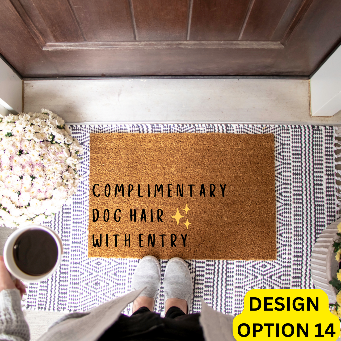 Spoiled Bitch Dog Boutique Doormat Painting