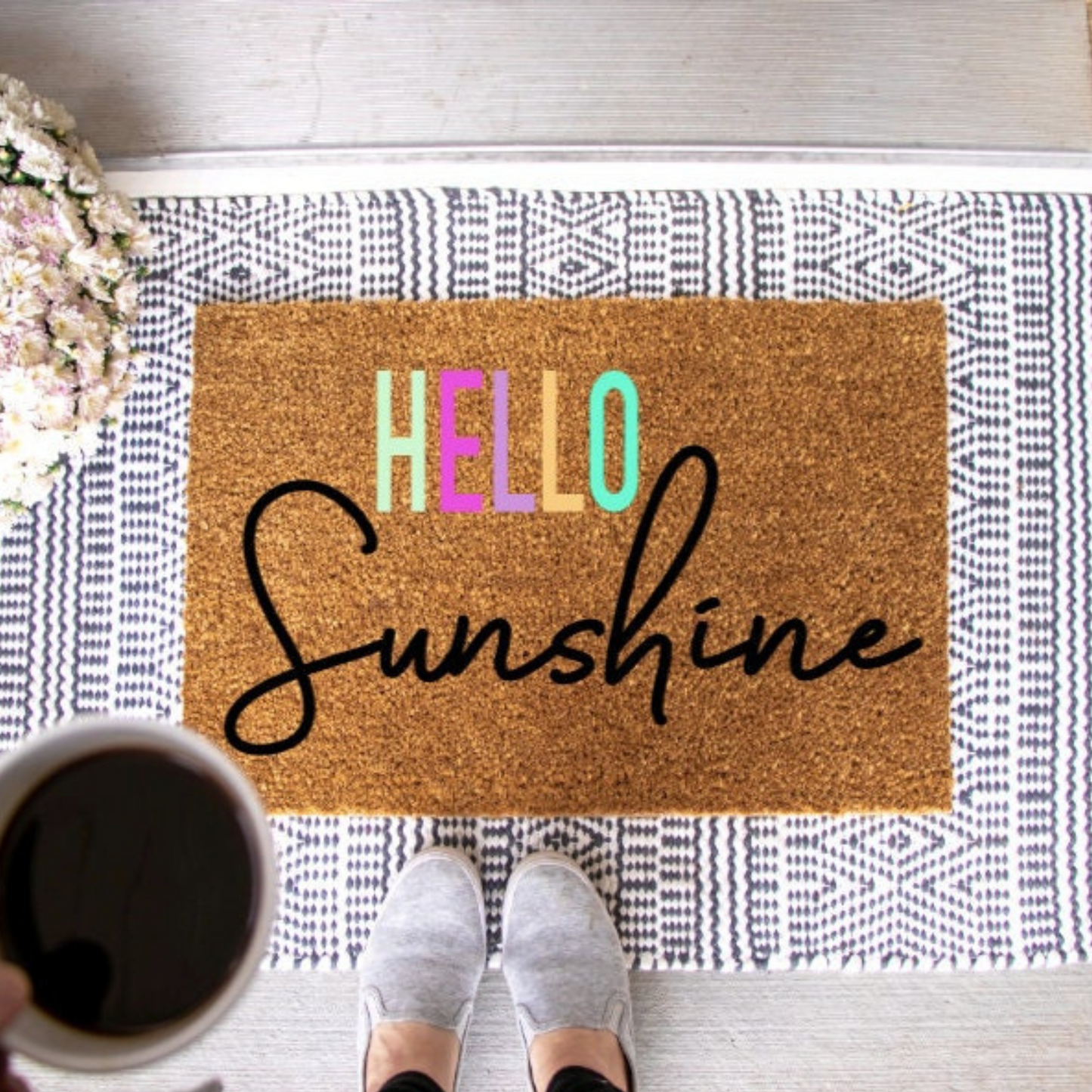 Hello Sunshine Doormat