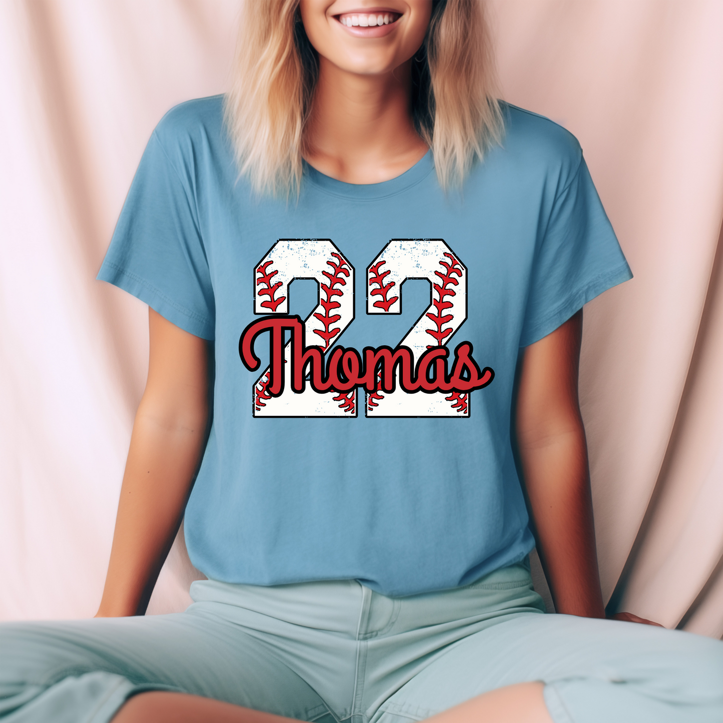 Personalized Name & Number Sports Tee