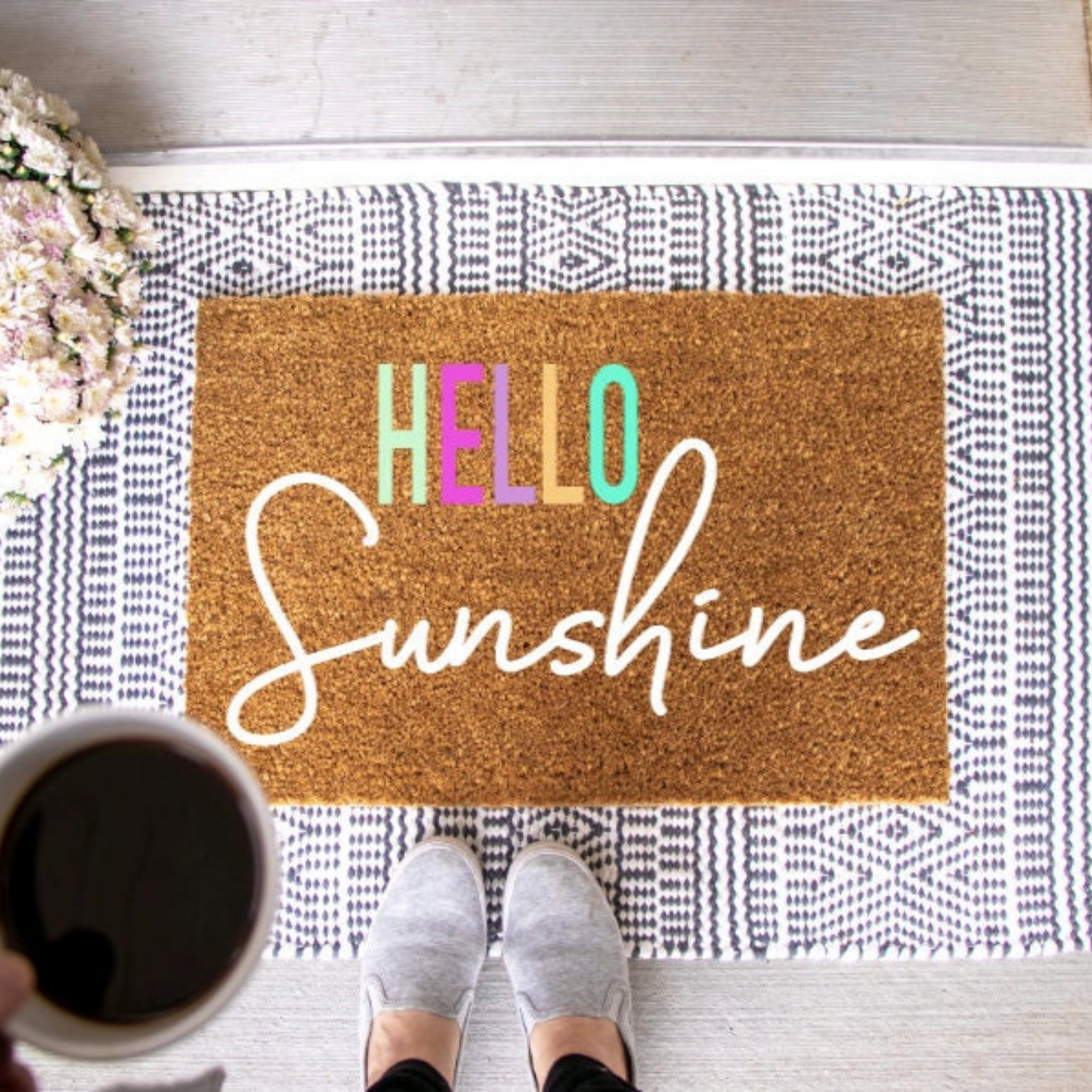 Hello Sunshine Doormat
