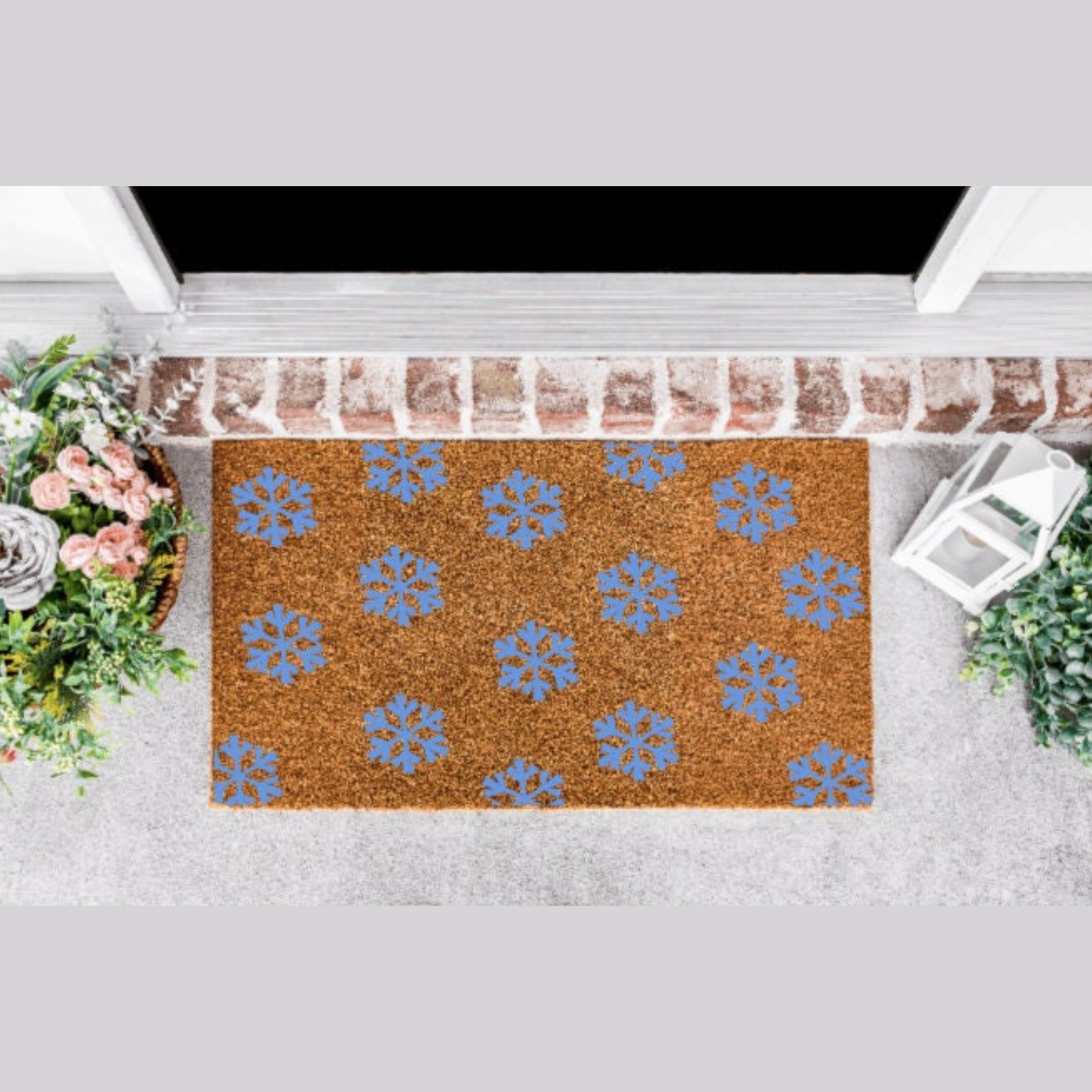 Snowflakes Doormat