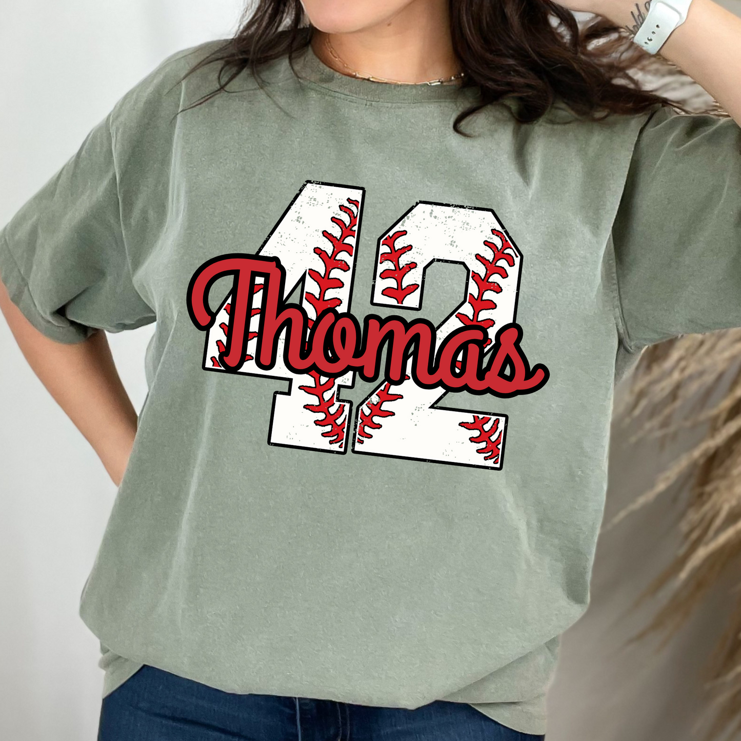 Personalized Name & Number Sports Tee