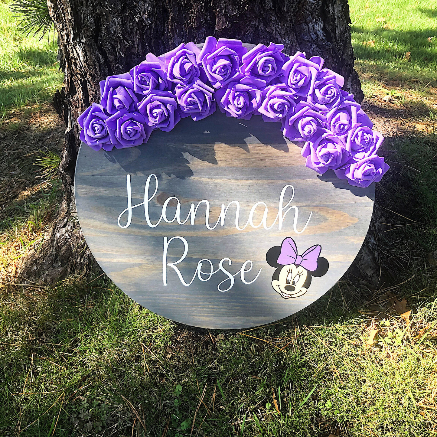 Nursery Flower Name Sign