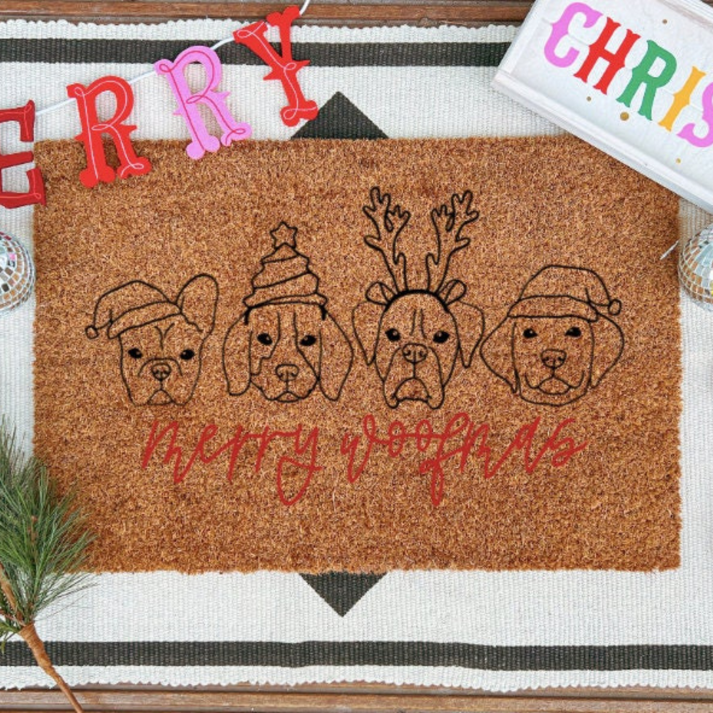 Merry Woofmas Doormat