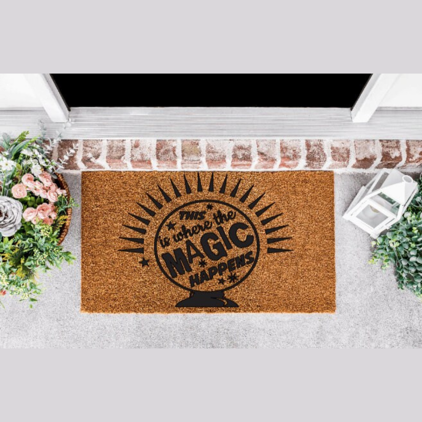 This Is Where The Magic Happens Doormat