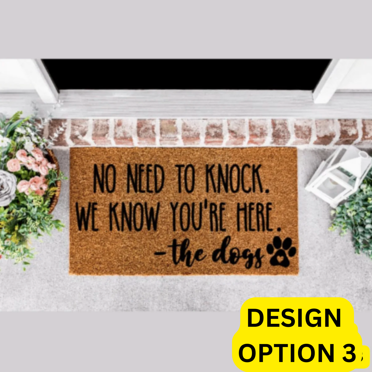 Spoiled Bitch Dog Boutique Doormat Painting