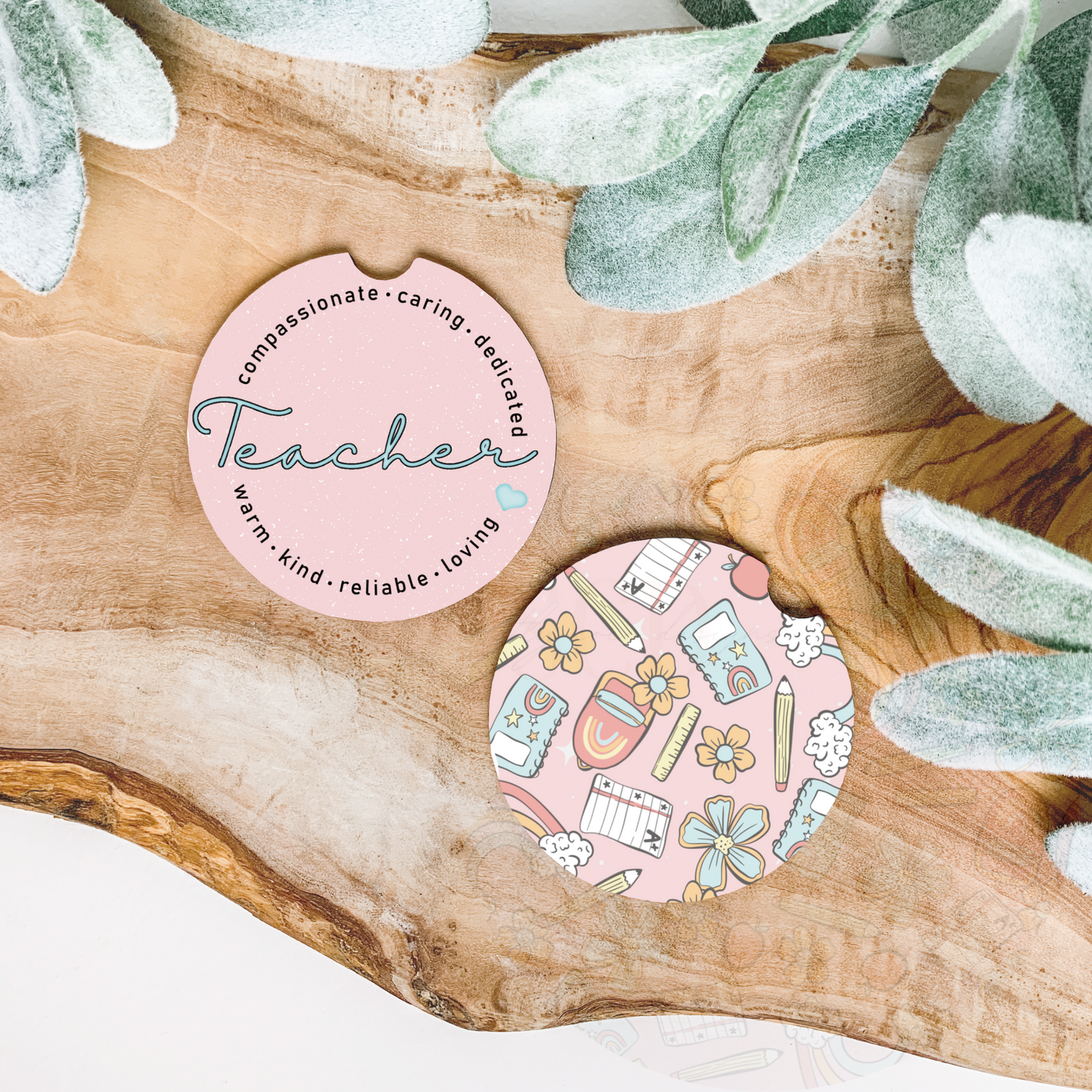 Teacher Car Coasters