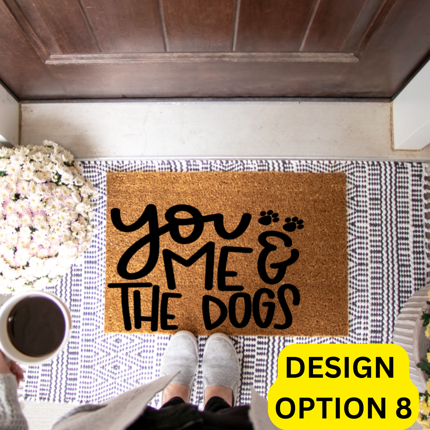 Spoiled Bitch Dog Boutique Doormat Painting