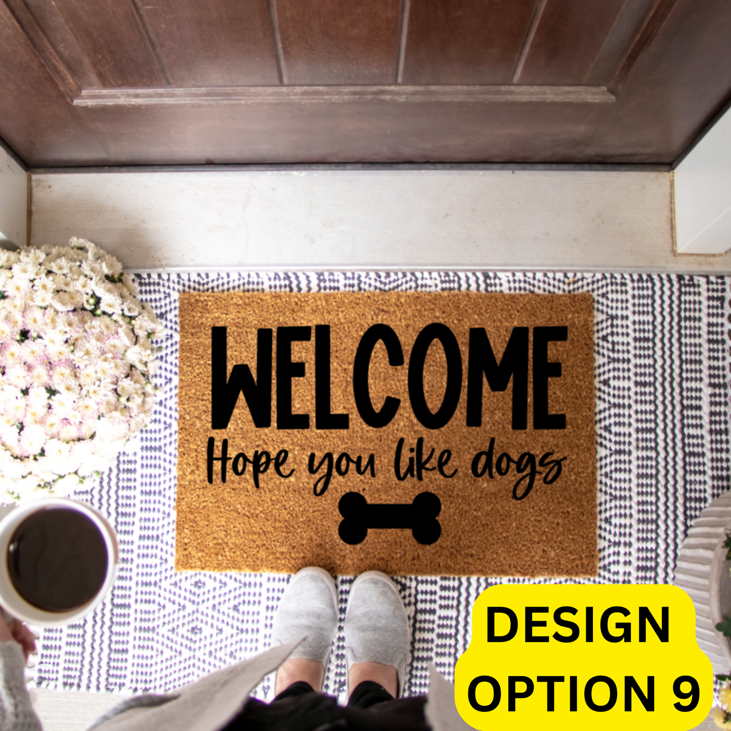 Spoiled Bitch Dog Boutique Doormat Painting