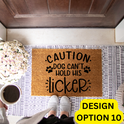 Spoiled Bitch Dog Boutique Doormat Painting