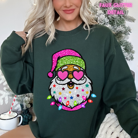 Sparkly Santa Top