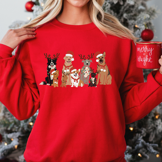 Christmas Dogs Top