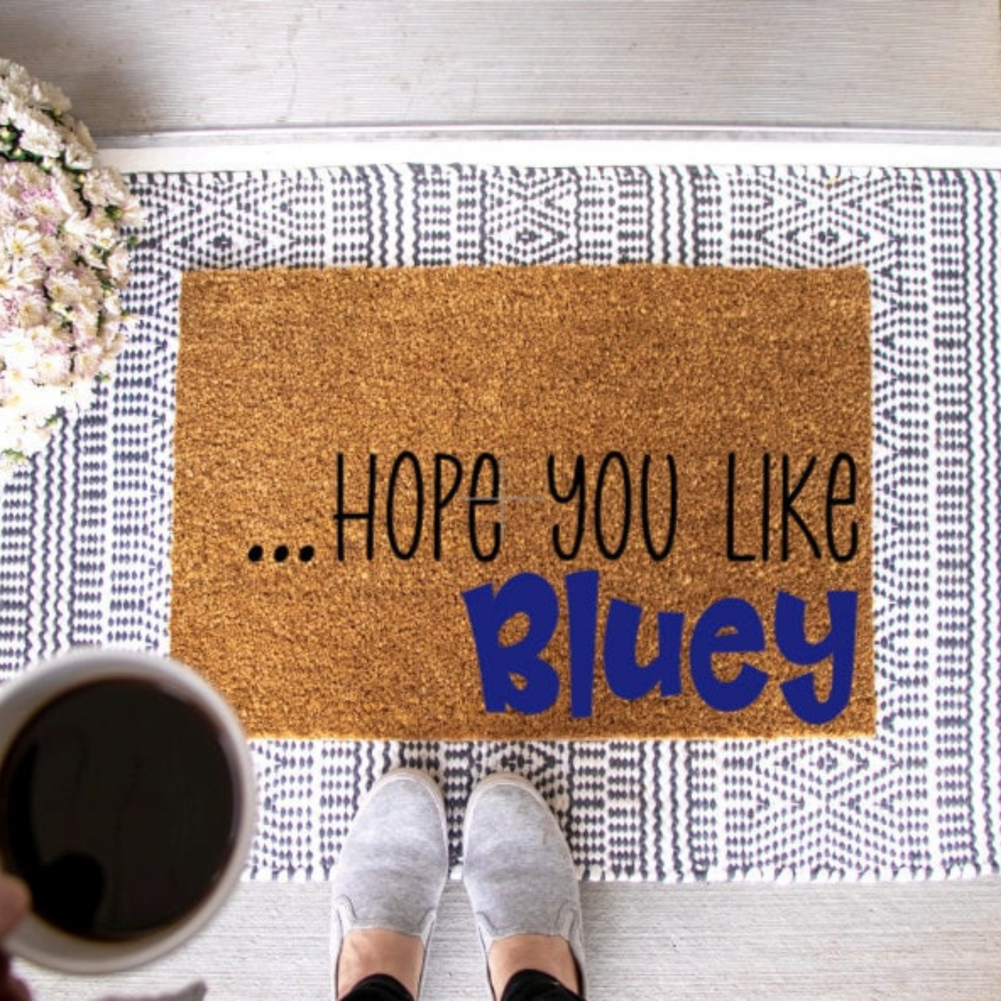 Hope You Like Bluey Doormat