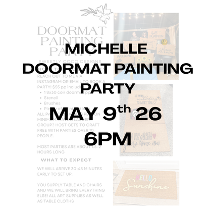 Michelle | Doormat Painting
