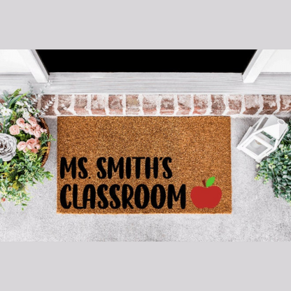 Welcome to Teacher's Personalized Classroom Doormat