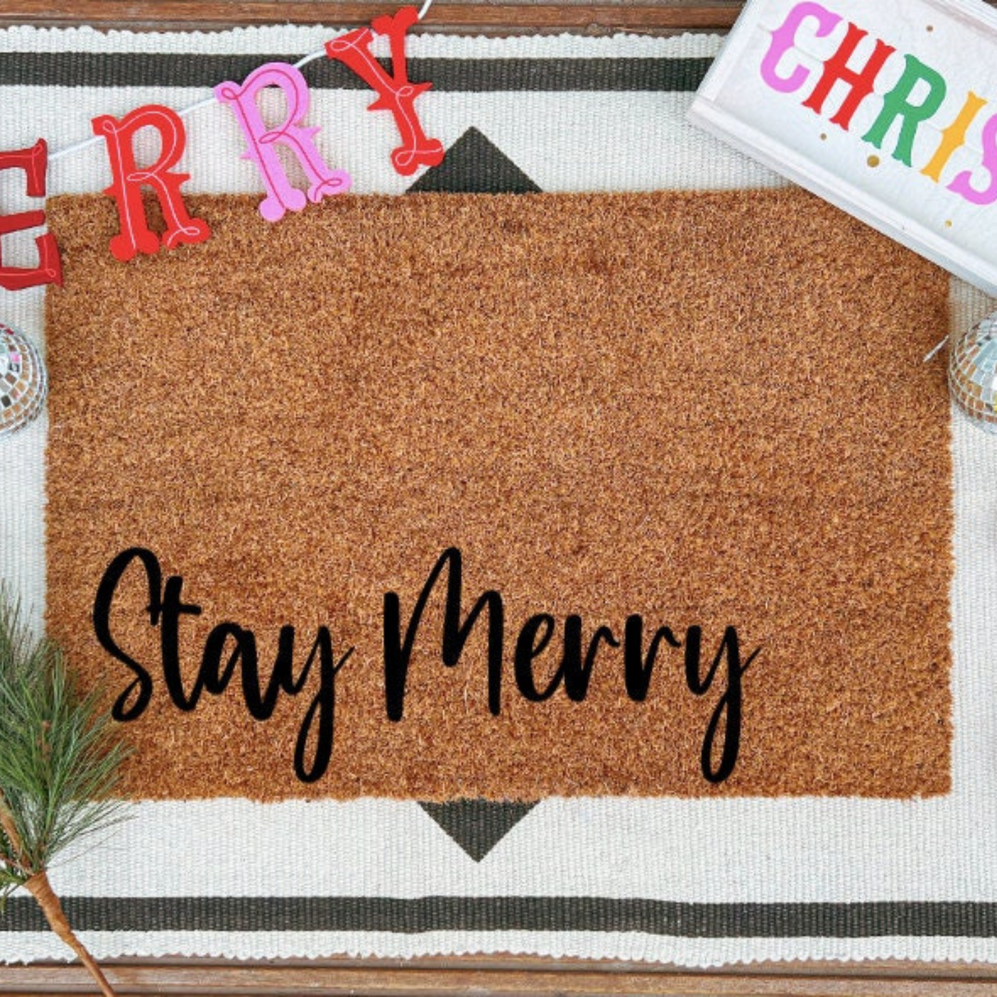 Stay Merry Christmas Doormat