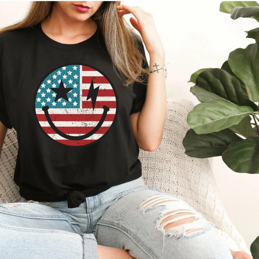 Americana Smiley Top