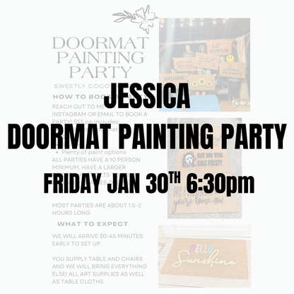 Jessica | Doormat Painting