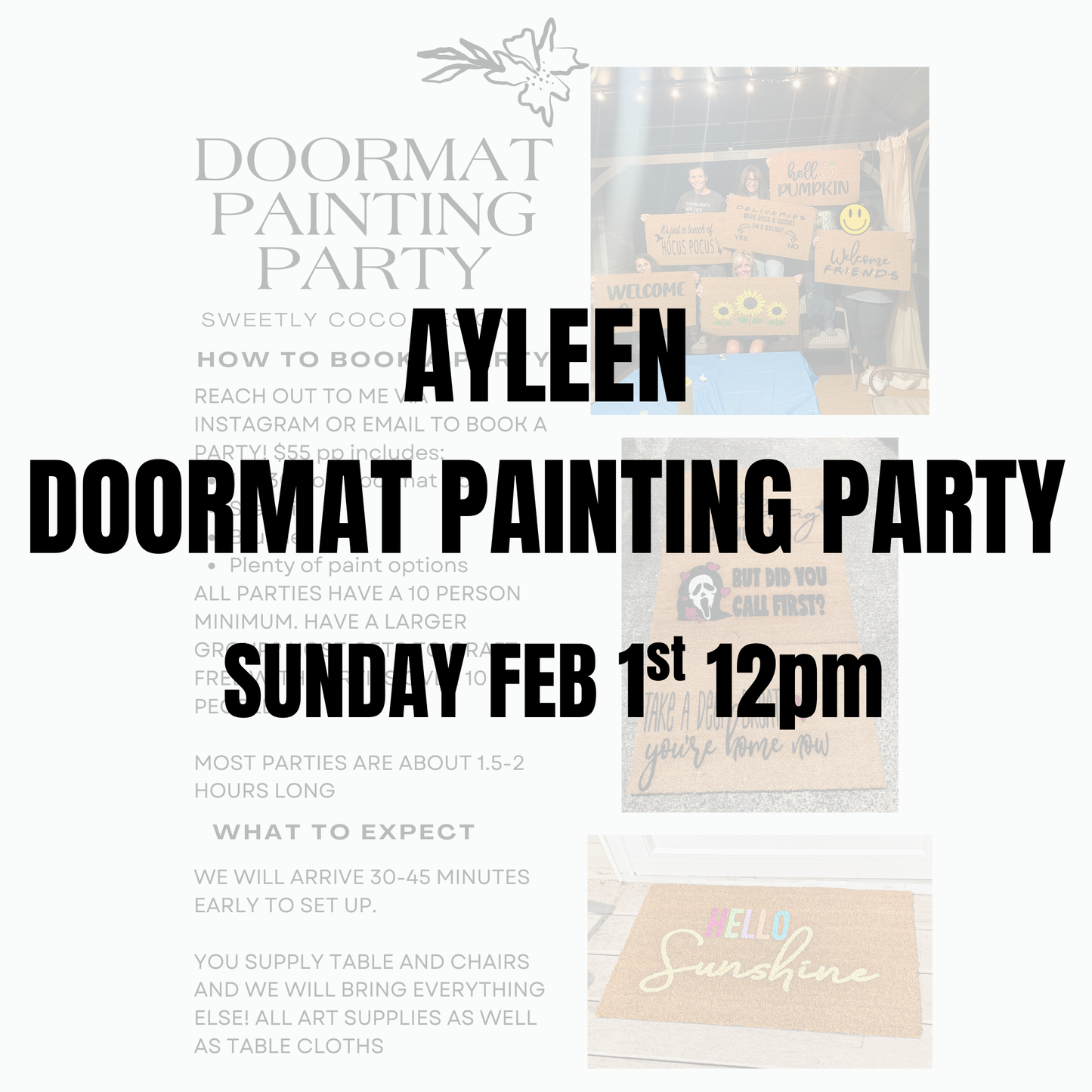 Ayleen | Doormat Painting
