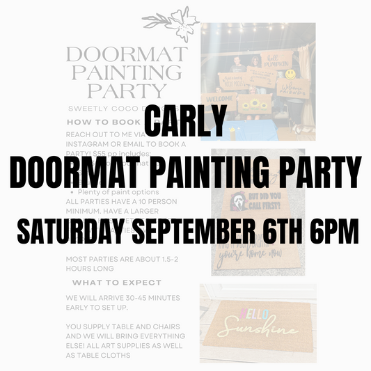 Carly | Doormat Painting Party