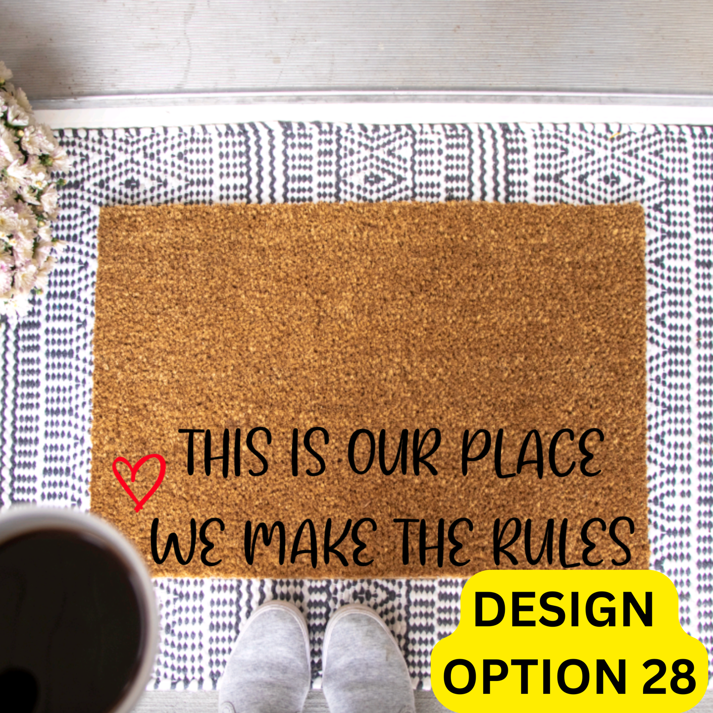 Ashley | Doormat Painting