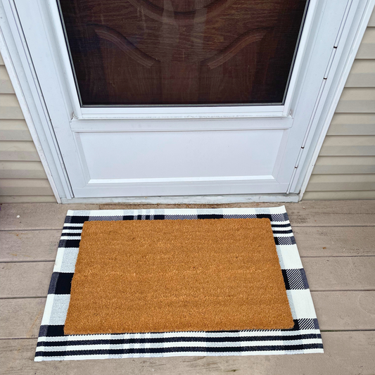 Striped Layering Rug