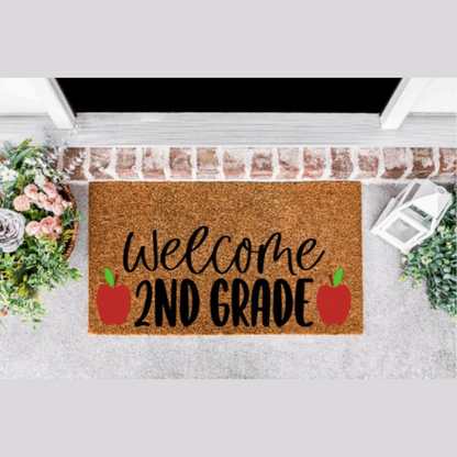 Welcome to 2nd Grade Classroom Doormat