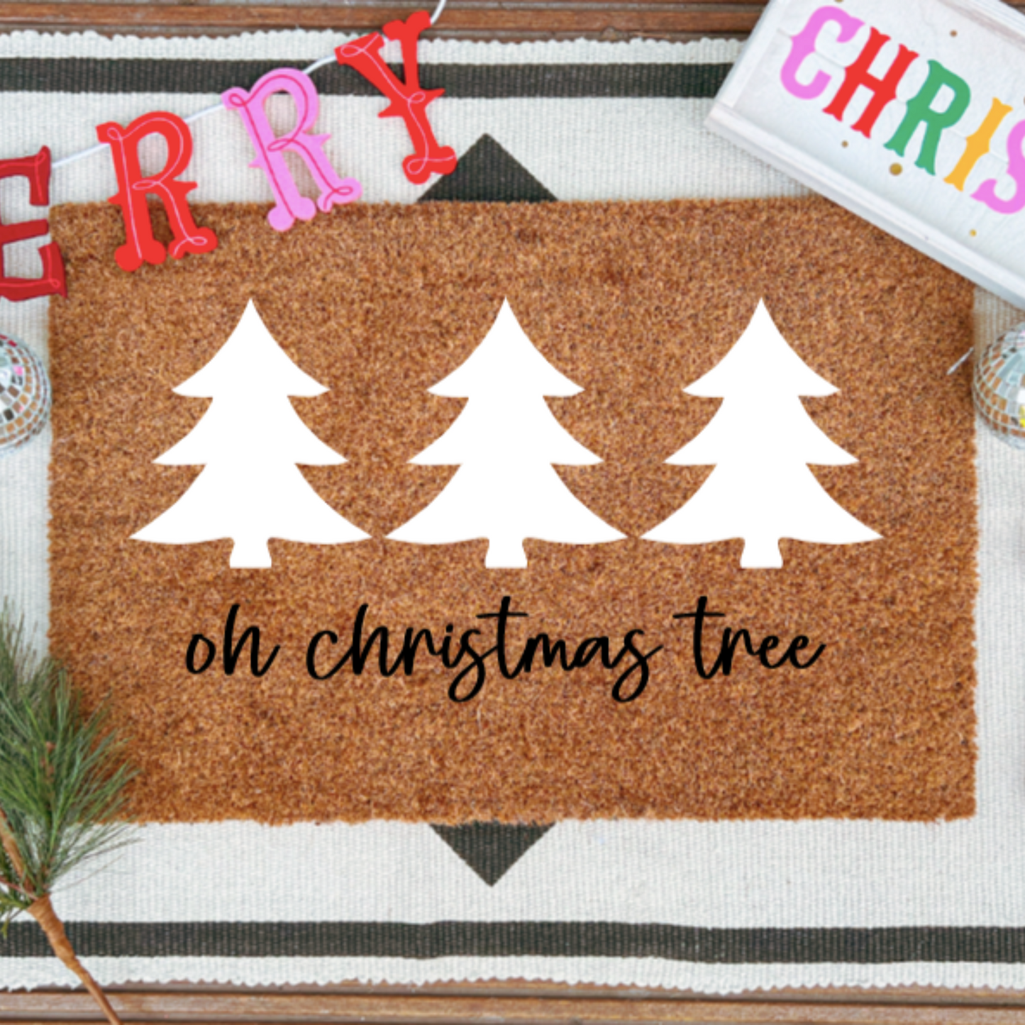 Oh Christmas Tree Doormat