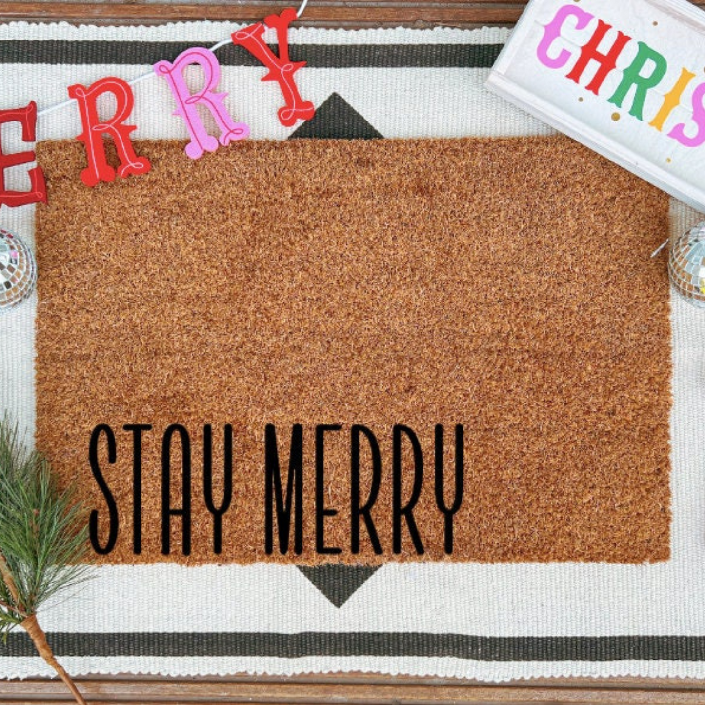 Stay Merry Christmas Doormat