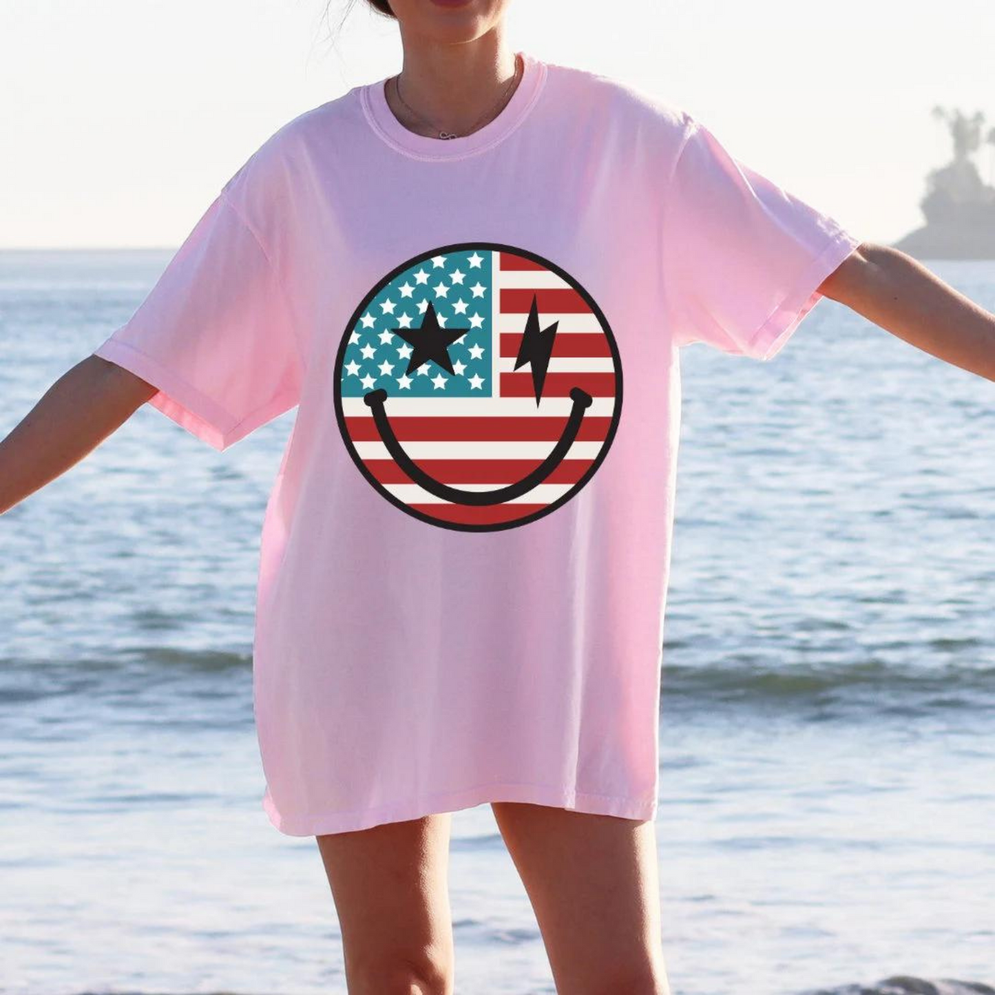 Americana Smiley Top