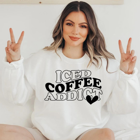 Iced Coffee Addict Top