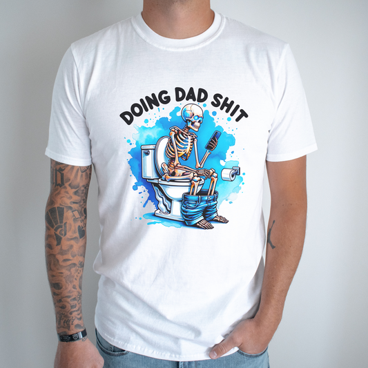 Doing Dad Shit Blue Top