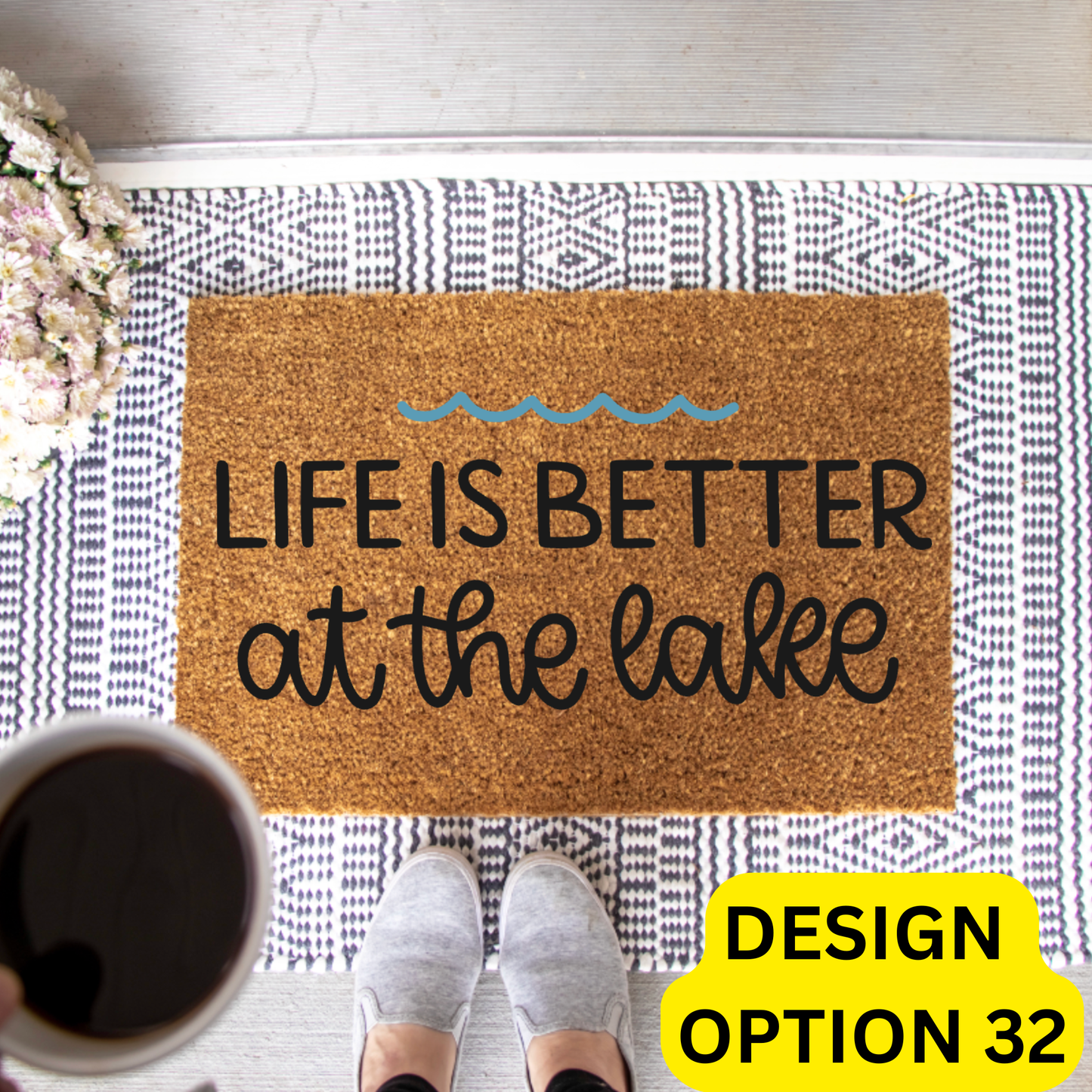 Marie | Doormat Painting