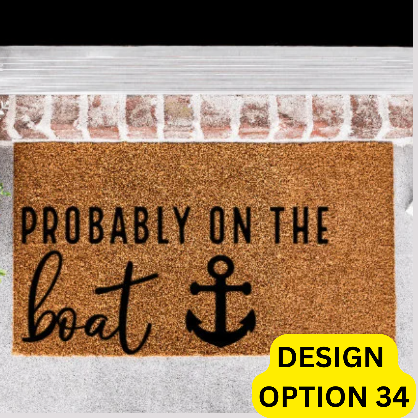 Marie | Doormat Painting