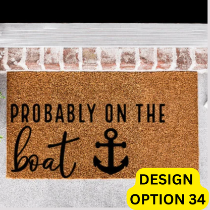 Marie | Doormat Painting