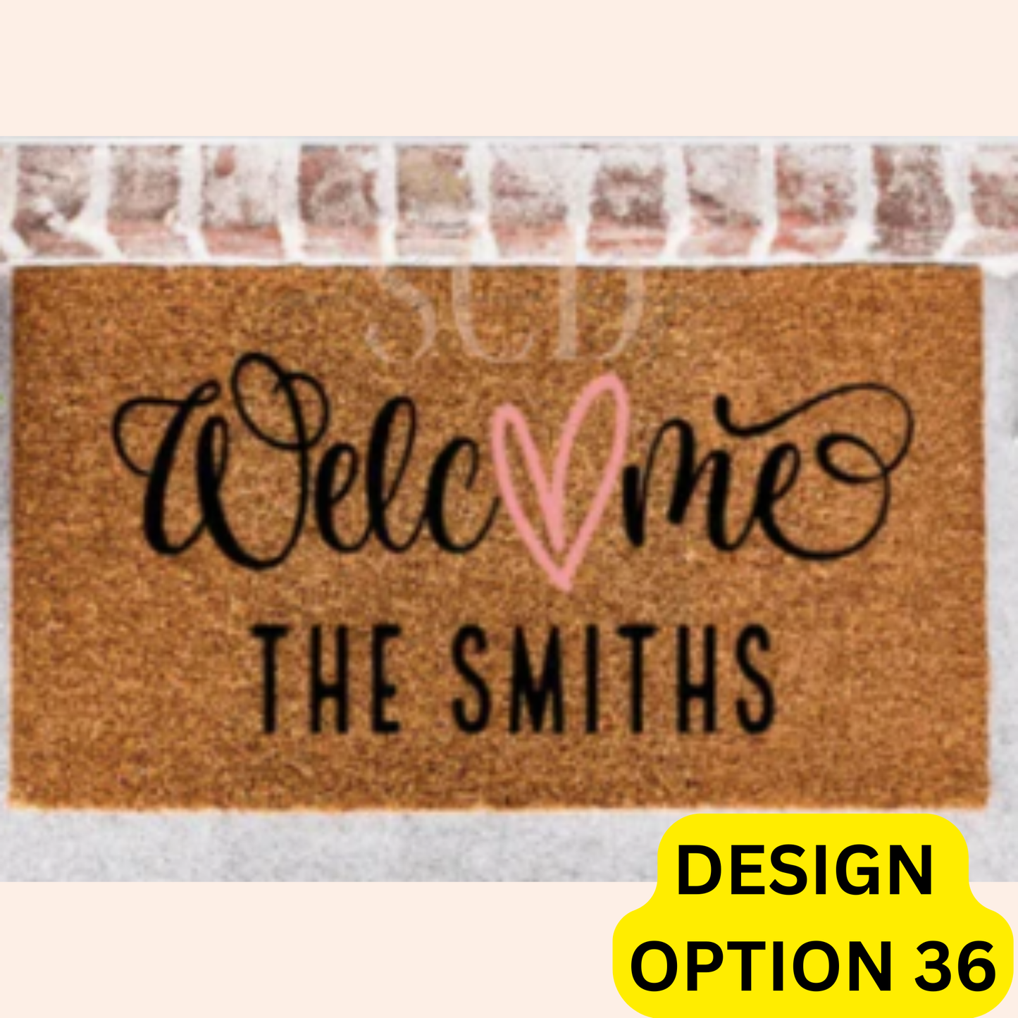 Marie | Doormat Painting
