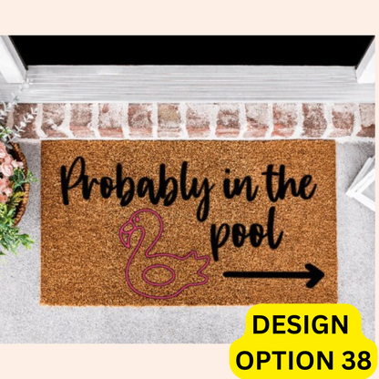 Marie | Doormat Painting
