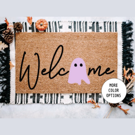 Welcome Ghost Doormat