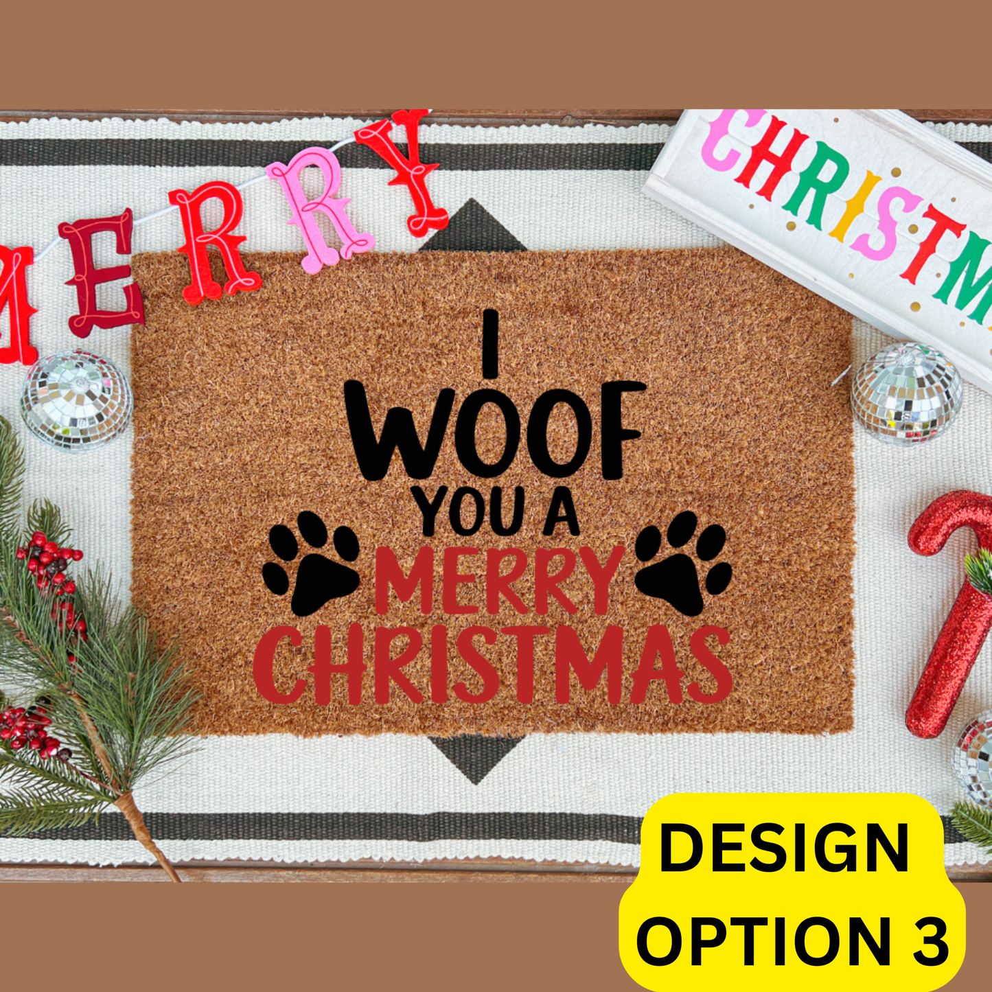 Spoiled Bitch Dog Boutique Doormat Painting