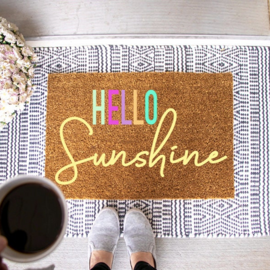Hello Sunshine Doormat