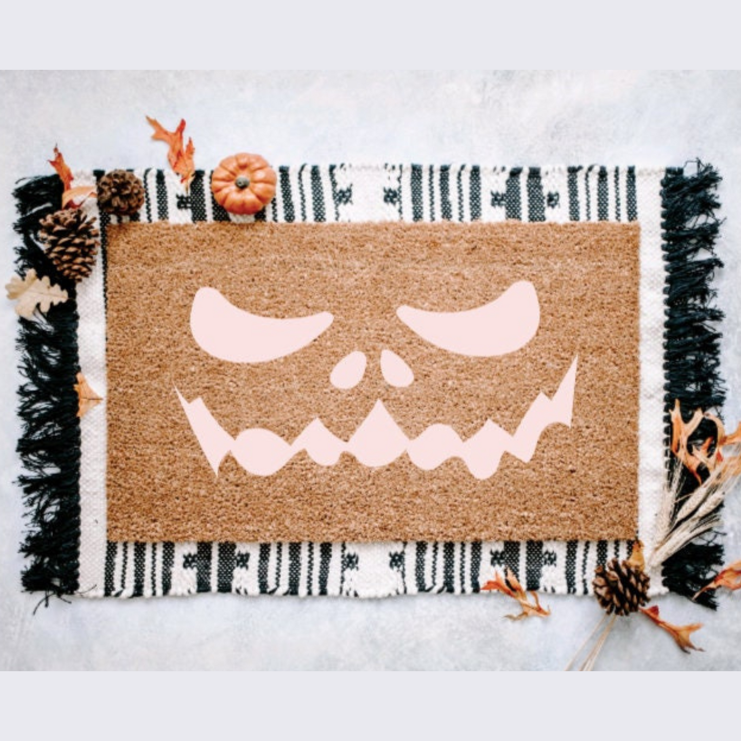 Halloween Scary Face Doormat