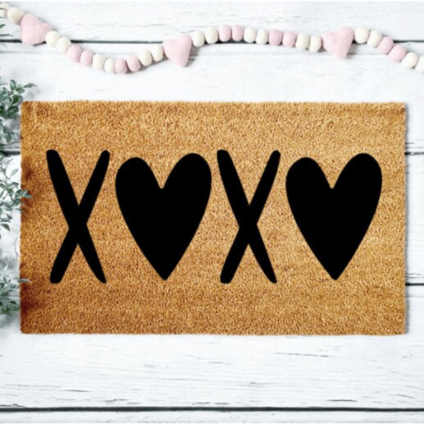 XOXO Heart Doormat