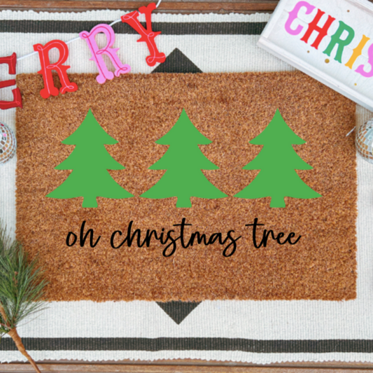 Oh Christmas Tree Doormat