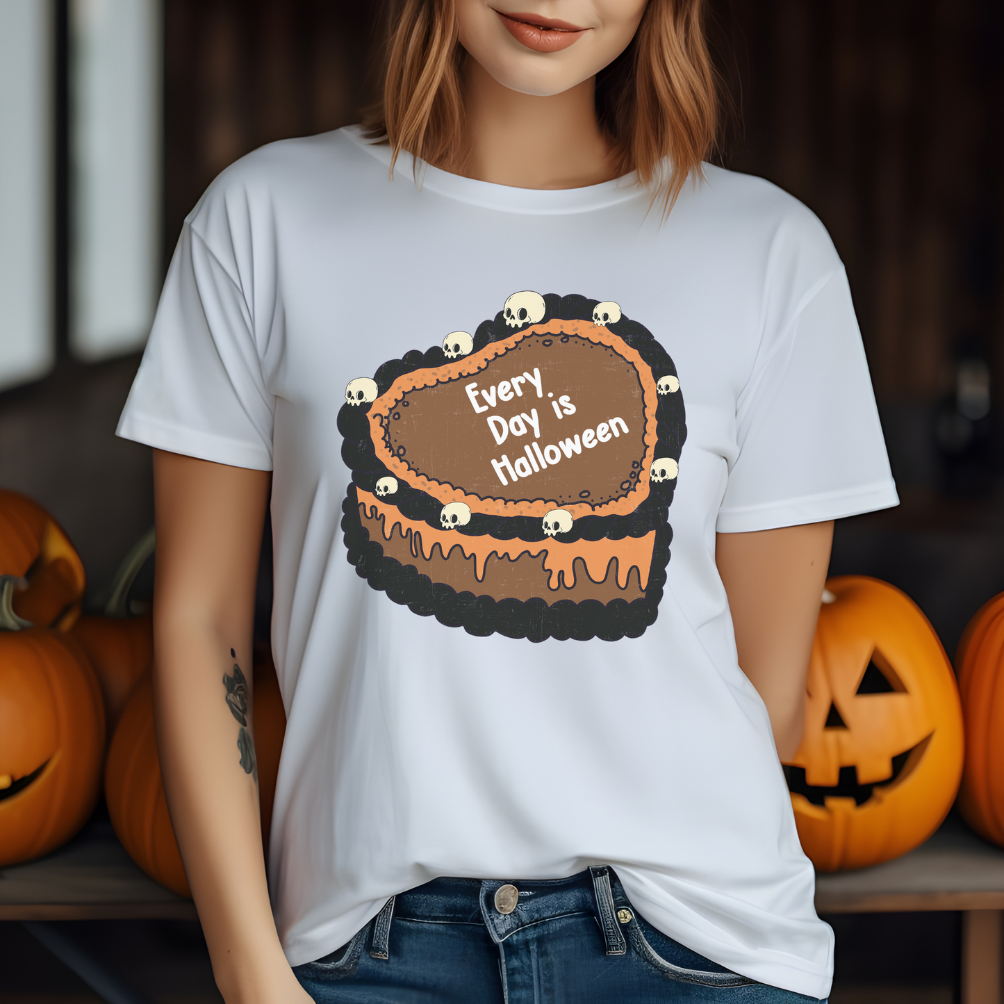 Everyday Is Halloween Cake Top