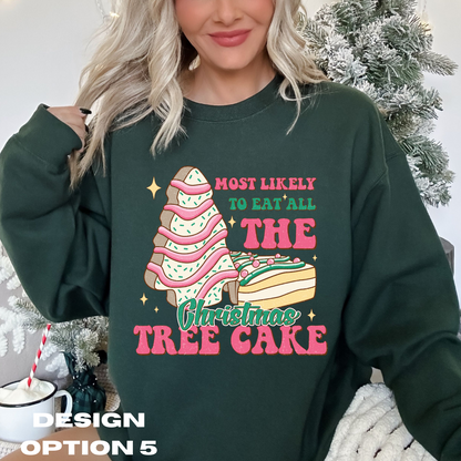 Christmas Tree Cake Top