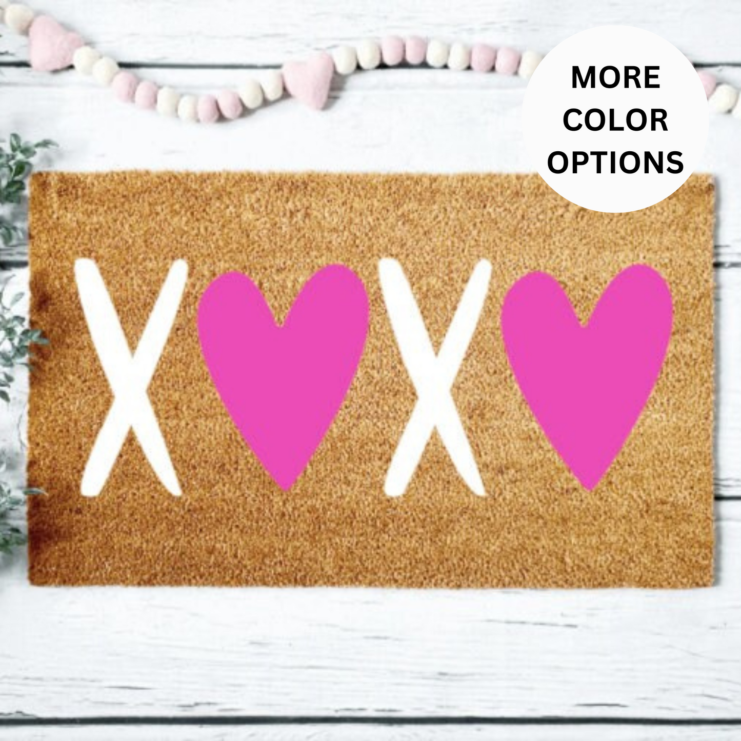 XOXO Heart Doormat