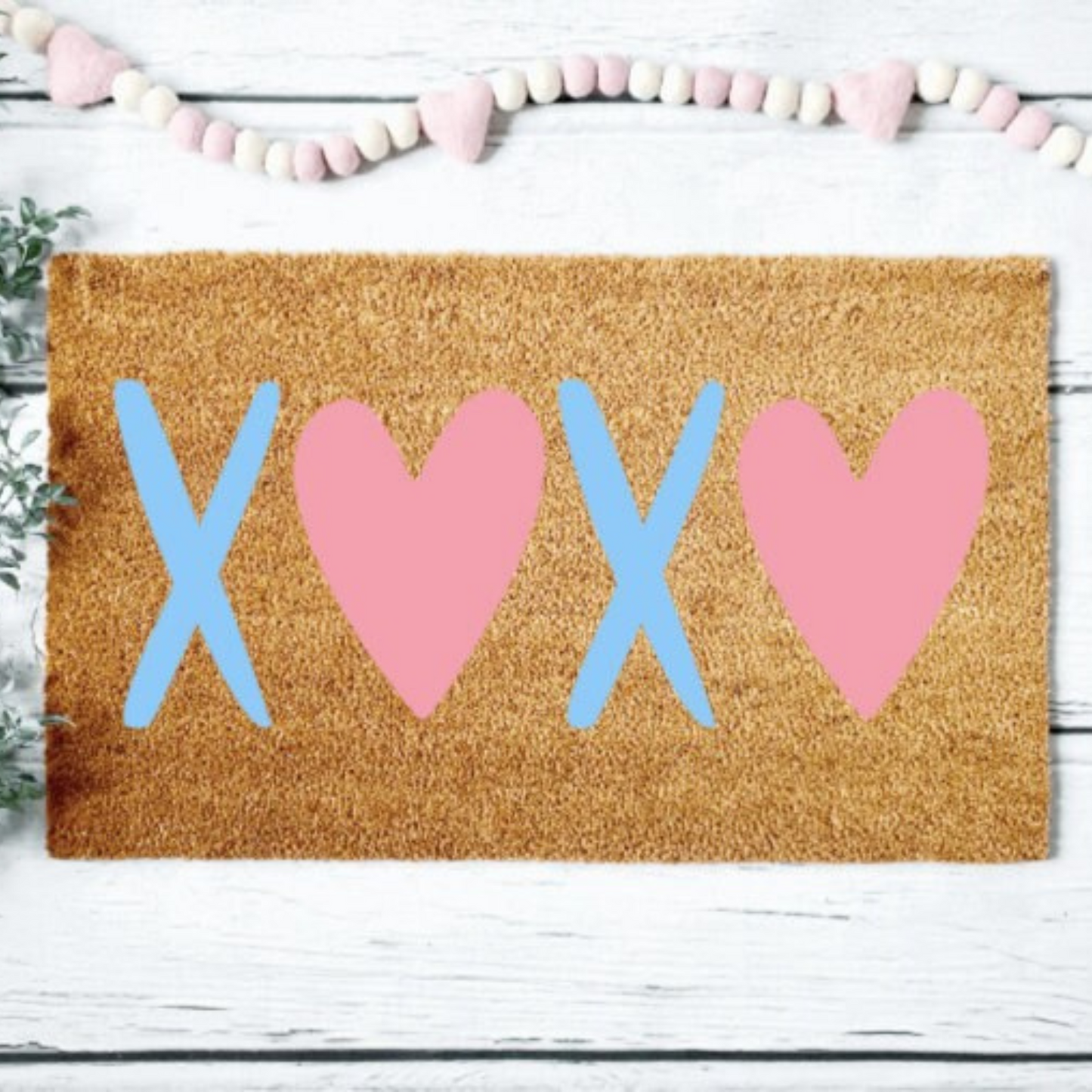 XOXO Heart Doormat