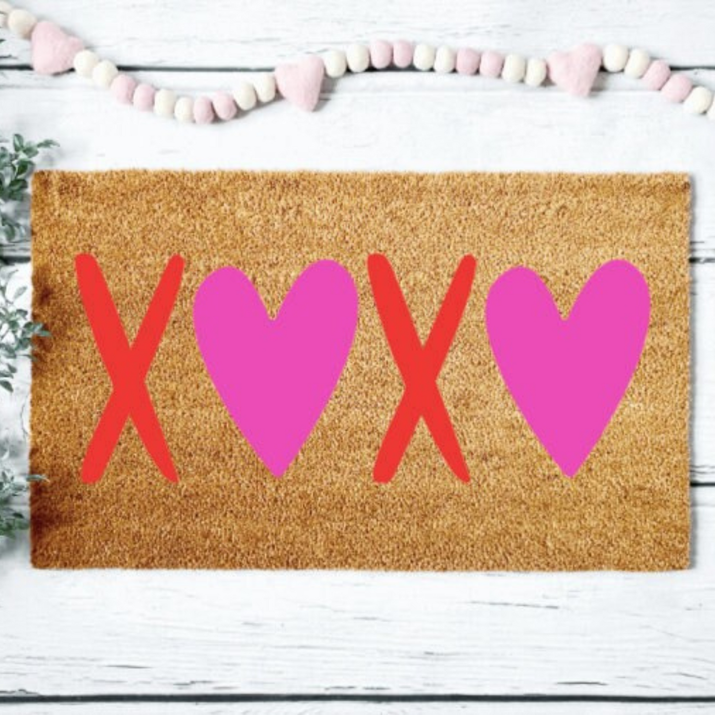 XOXO Heart Doormat